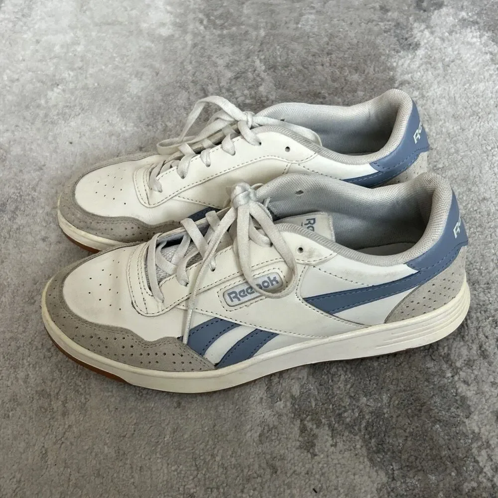 Reebok Shoes Women's 5 Court Advance Bold Chalk White Pale Blue Sneakers